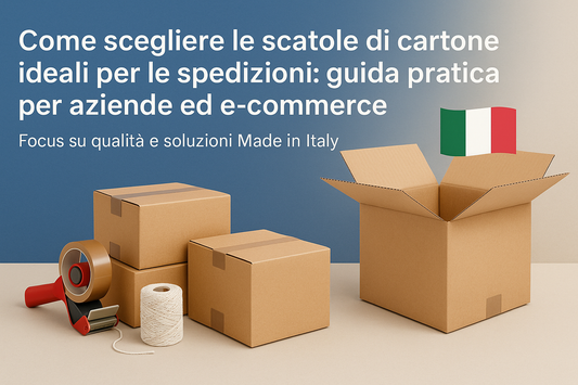 Come scegliere le scatole di cartone perfette per le spedizioni: guida per e-commerce e aziende