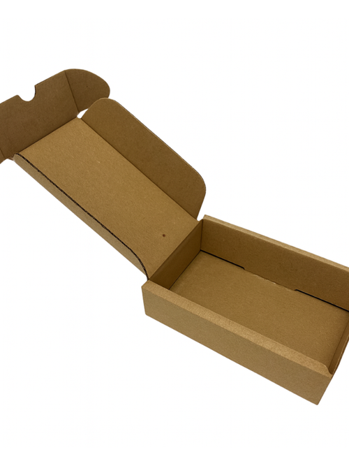Scatola ecommerce automontante in cartone avana – 18x11x5 cm