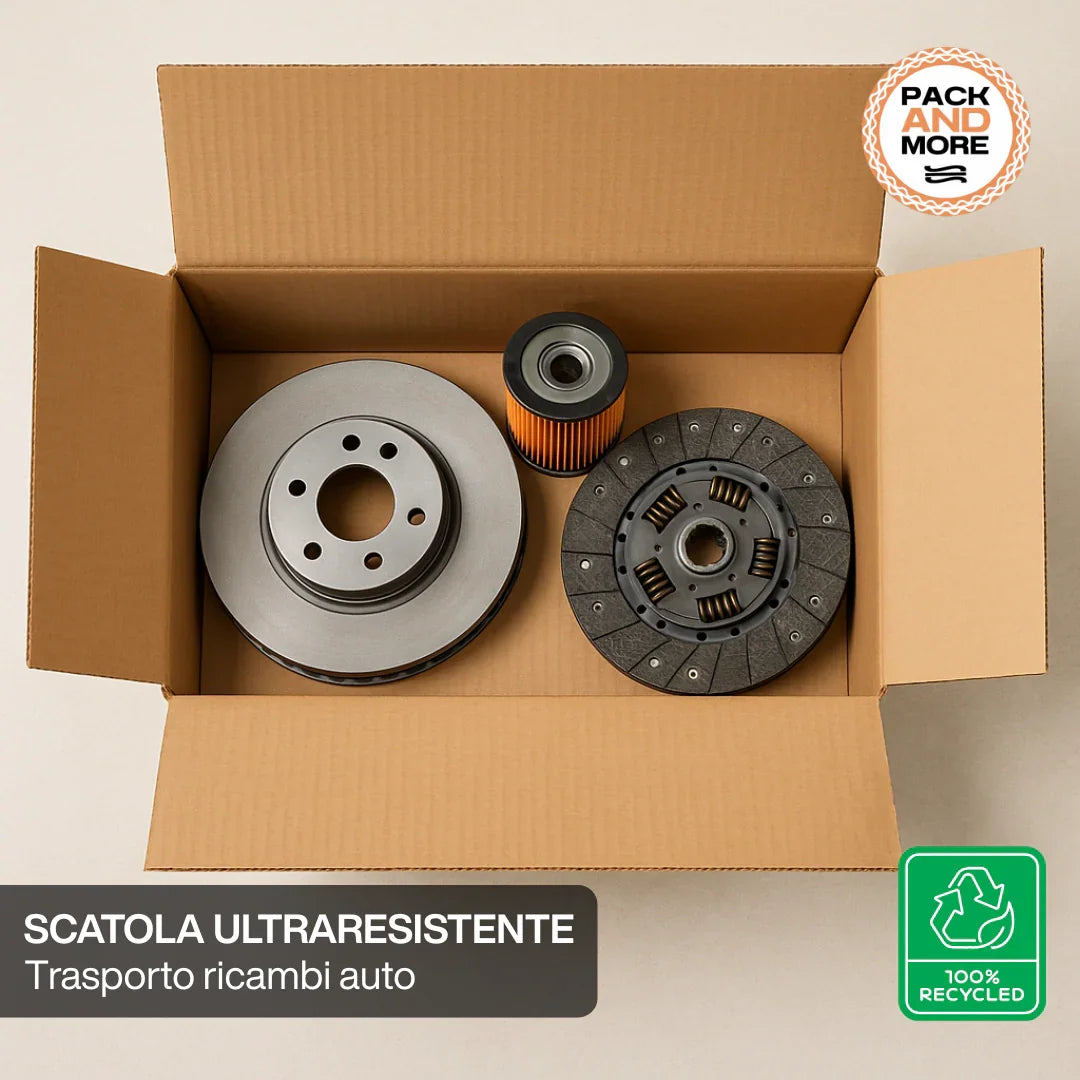 Scatola vulcano 48x45x49 cm doppia onda BC ad alta resistenza per prodotti di valore