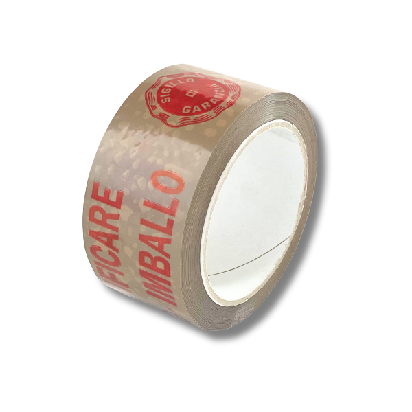 Nastro adesivo in PVC con scritta "Sigillo di garanzia" 50mm x 66m