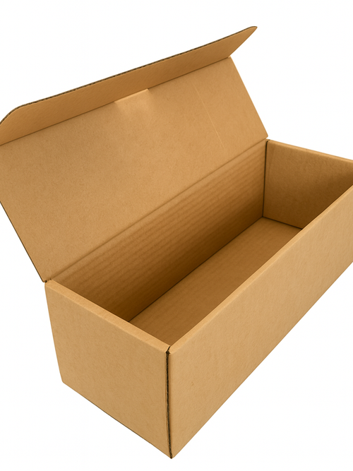 Scatola 36x11x11 cm per ecommerce per spedizione e traslochi fustellata avana Kraft
