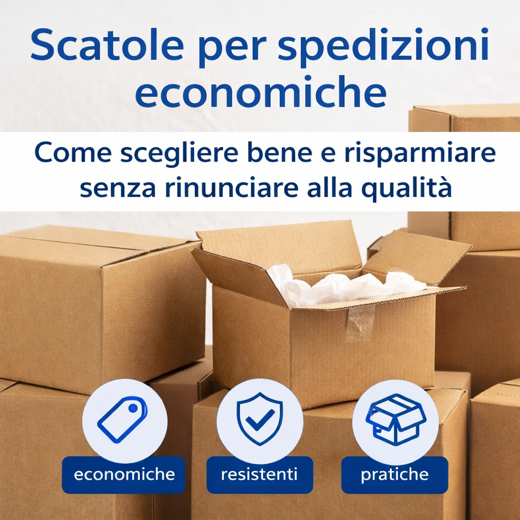 Scatole per spedizioni economiche: come scegliere la soluzione giusta senza rinunciare alla qualità