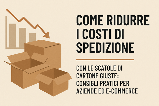 Come ridurre i costi di spedizione con le scatole di cartone giuste: consigli pratici per aziende ed e-commerce