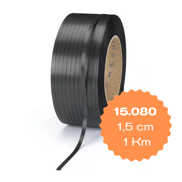 Reggetta per imballaggio colore nero