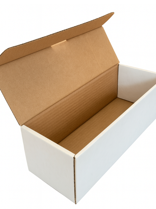 Scatola 36x11x11 cm per ecommerce  per spedizione e traslochi fustellata bianca Kraft