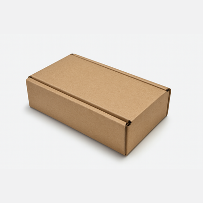 Scatola ecommerce FEFCO 426 automontante in cartone bianca – 18x11,5x4,7 cm