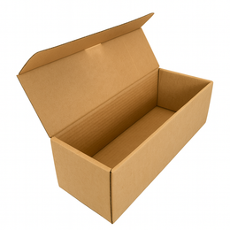 Scatola 36x11x11 cm per ecommerce fustellata avana Kraft