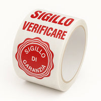 Nastro adesivo in PVC con scritta "Sigillo di garanzia" 75mm x 66m