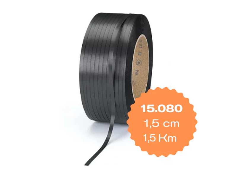 Reggetta per imballaggio colore nero