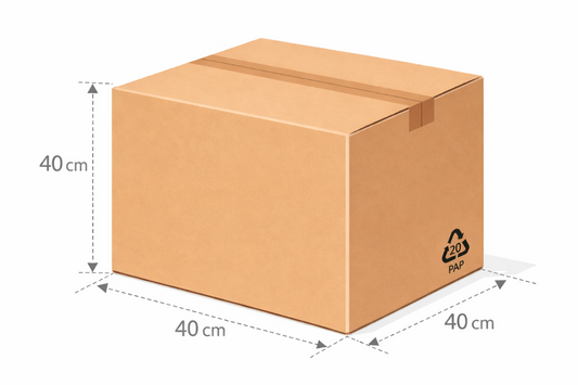 Scatola 40x40x40 cm avana Cartone Doppia Onda BC